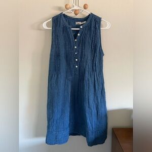 Faherty Isha dress sleeveless